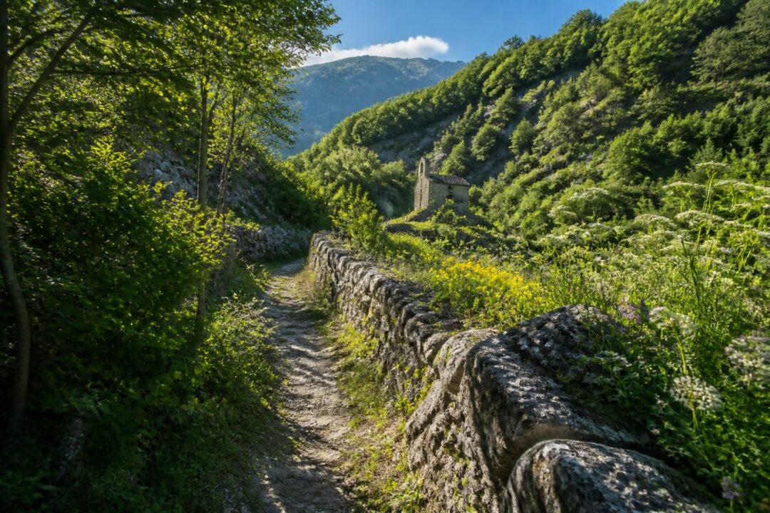 esplora i sentieri e cammini della val luretta, un trekking immerso nella natura incontaminata, tra antiche pievi e il silenzio rigenerante dei boschi.