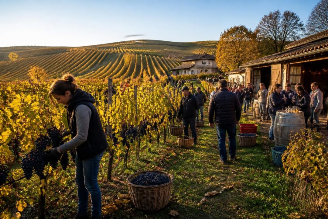 scopri la vendemmia in val luretta: cantine aperte, esperienze autentiche e weekend immersi tra i vigneti. un'occasione unica per vivere la tradizione e il gusto del vino.